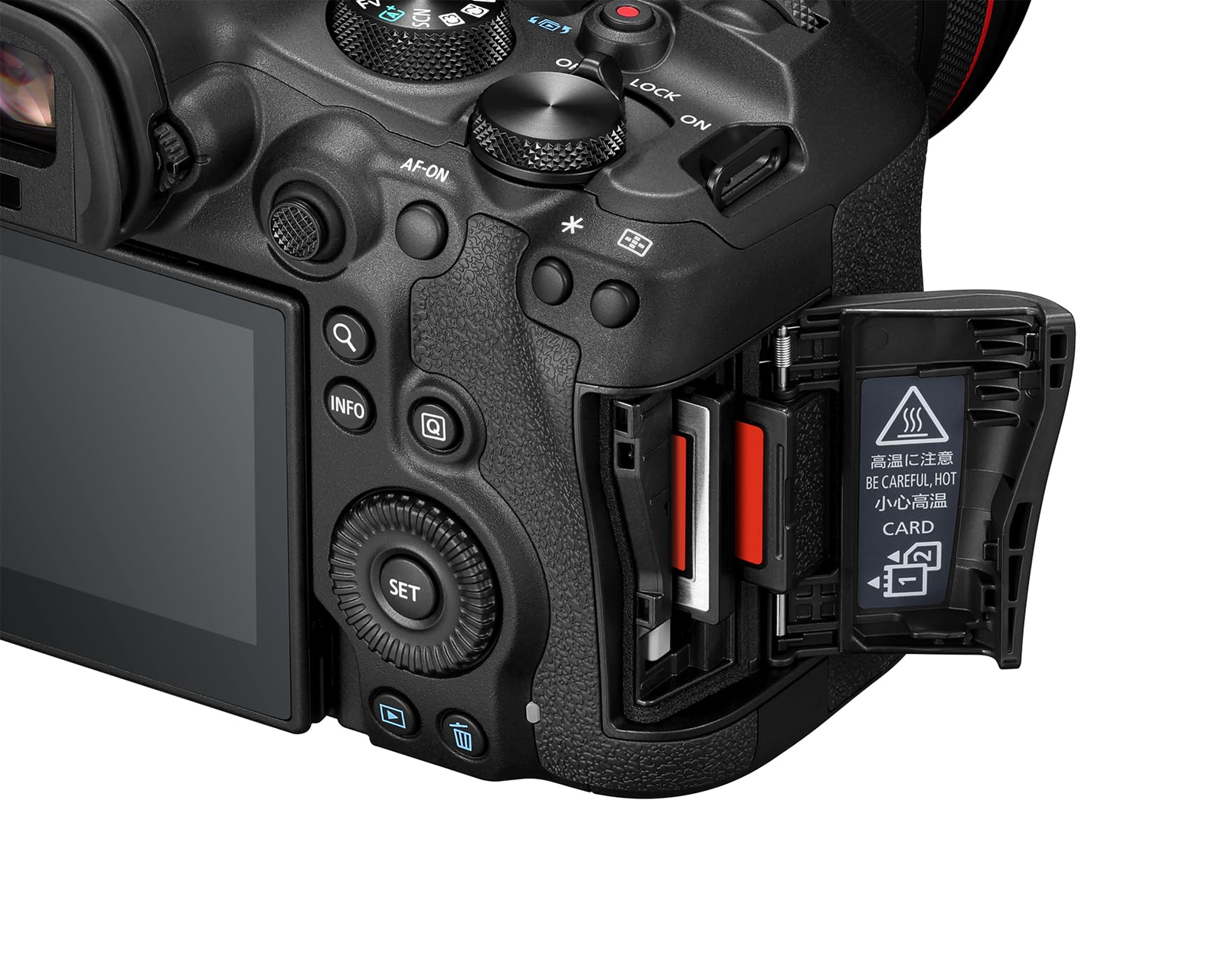 Canon dual card slot